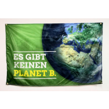 Fahne "Es gibt keinen Planet B"